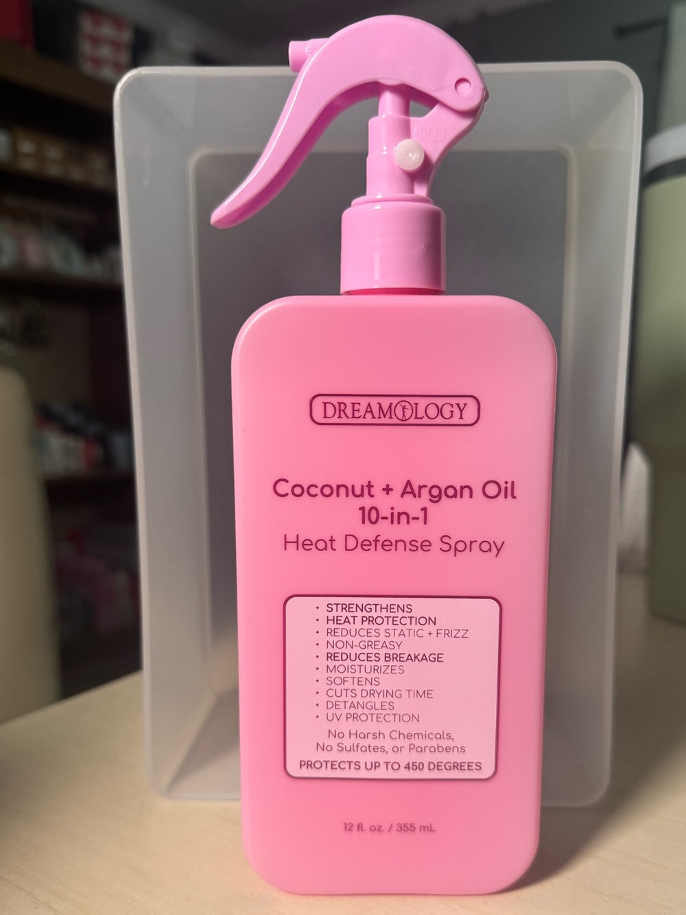 Dreamology Coconut + Argan Oil 10-in-1 Heat Defense Spray